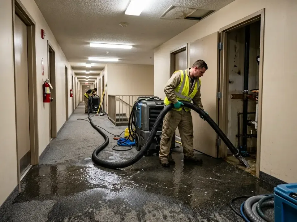 multi-unit-apartment-hallway-f-005 — frequently asked questions, Emergency Burst Pipe Water Extraction & Removal in Norco, CA